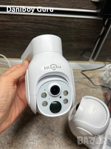 Hiseeu NVR 10-инчов монитор  4MP PTZ соларна камера система за видеонаблюдение и охрана, снимка 10 - Комплекти за видеонаблюдение - 51214747