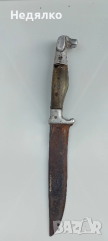 Стар ловджийски нож,колекционерски, снимка 3 - Ножове - 51631098