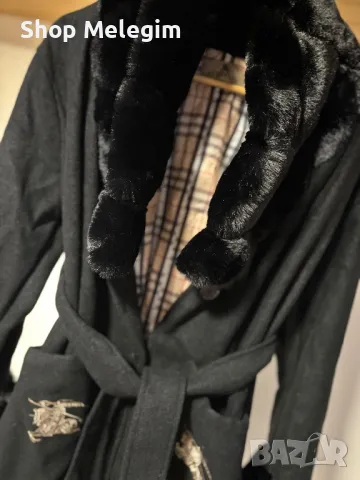 🎄 BURBERRY елегантно палто , снимка 6 - Палта, манта - 48364555