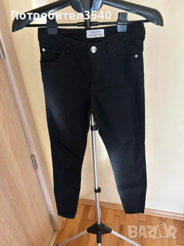 Черен панталон Terranova, снимка 2 - Панталони - 39753287