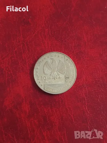 Германия 10 евро 2004 Национален парк 'Ваденско море', снимка 2 - Нумизматика и бонистика - 50408684