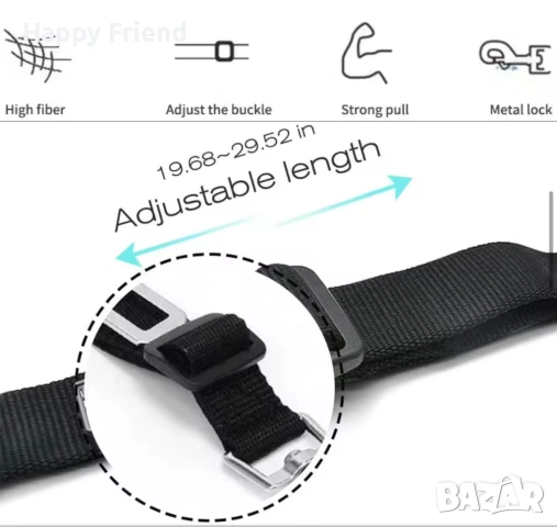 Пътувай спокойно с кучето си – предпазен колан за кола * НОВ *, снимка 11 - За кучета - 53459720