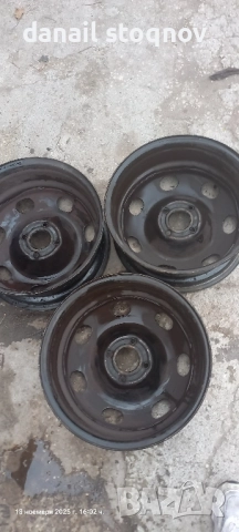 Оригинални желязни джанти за Ситроен 3 броя , снимка 6 - Гуми и джанти - 52456940