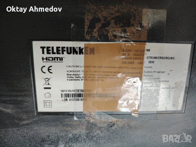 Telefunken телевизор , снимка 2 - Телевизори - 50829061