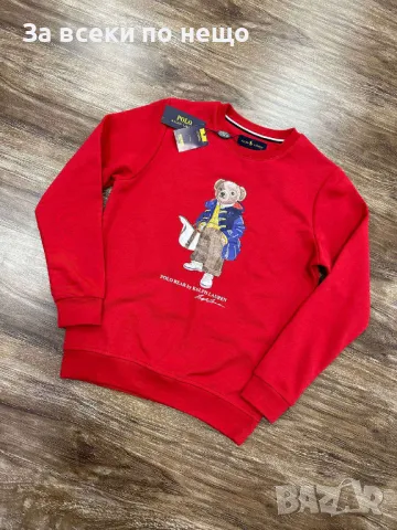 Дамска ватирана блуза Ralph Lauren Polo Bear - 2 налични цвята Код LFS116, снимка 4 - Блузи с дълъг ръкав и пуловери - 47585888