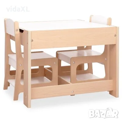 vidaXL Детска масичка с 2 столчета, МДФ(SKU:80284), снимка 3 - Други - 48847430