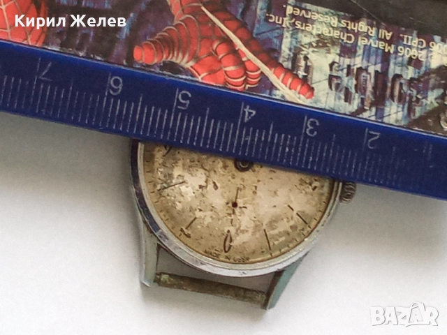Механизъм с циферблат от стар ръчен часовник 52115, снимка 7 - Мъжки - 52273033