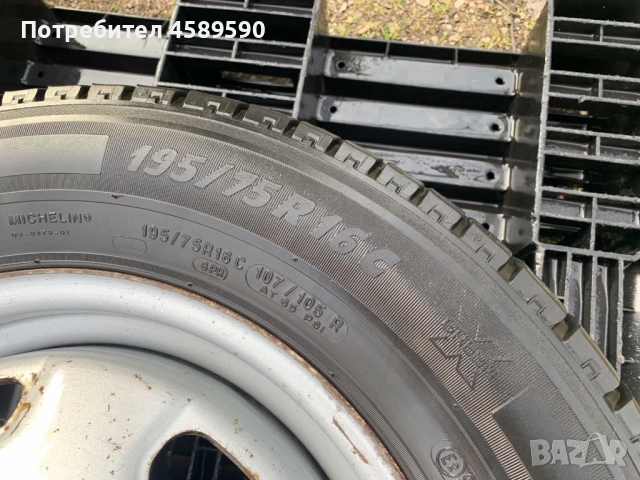 Резервна гума Michelin+джанта 16цола 6x170 ET115 за ДВОЙНИ ГУМИ Iveco Daily(2006-2025), снимка 6 - Гуми и джанти - 52826193