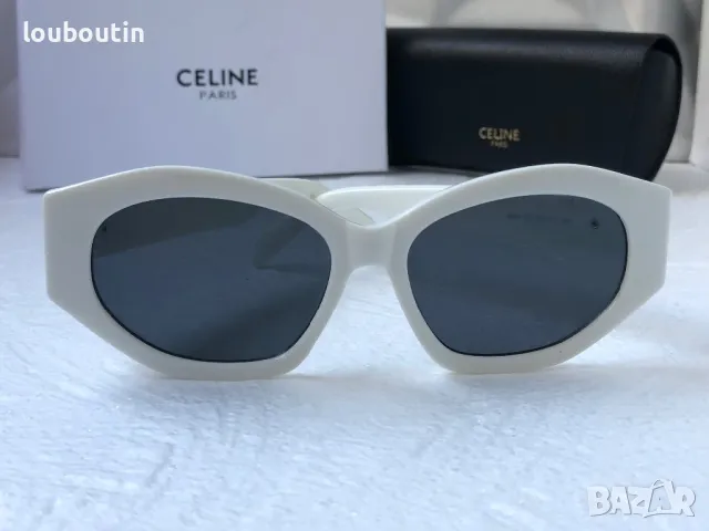 Celine 2024 дамски слънчеви очила 2 цвята бели черни, снимка 7 - Слънчеви и диоптрични очила - 47032062