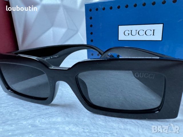 Gucci 2024 дамски слънчеви очила правоъгълни, снимка 10 - Слънчеви и диоптрични очила - 45440689