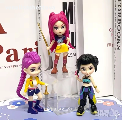 K-pop Demon Hunter Руми Мира Зоуи 10см. фигурки за декорация на торта игра , снимка 2 - Други - 54227969