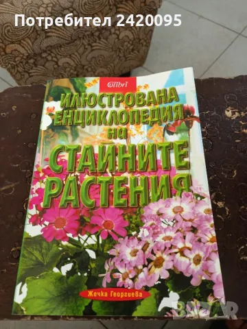 илюстрована енциклопедия на стайните растения-8лв, снимка 1 - Други - 48904066