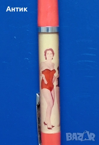 Две Стари Химикалки Голи Жени Еротика от Соца 70' те год., снимка 7 - Други ценни предмети - 53933525