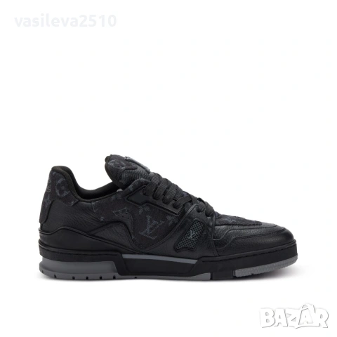 Louis Vuitton LV Trainer x Nigo Black Denim лимитирани мъжки кецове , снимка 11 - Маратонки - 53891284