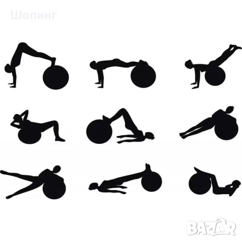 Фитнес уреди - топка, ластик удължител, снимка 15 - Фитнес уреди - 45235753