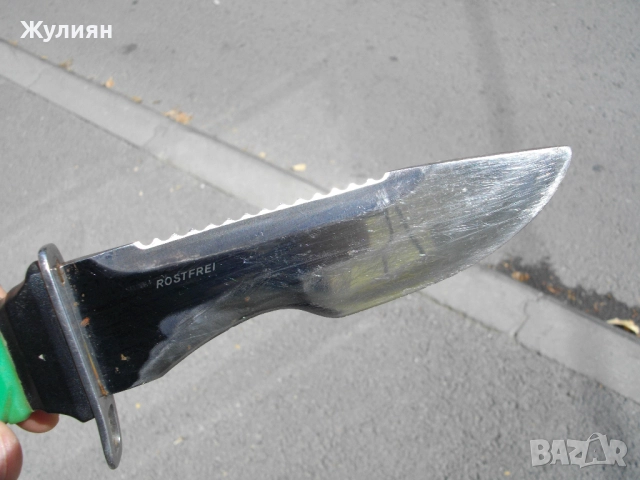 ВОДОЛАЗЕН НОЖ С КАНИЯ , снимка 7 - Антикварни и старинни предмети - 51452175