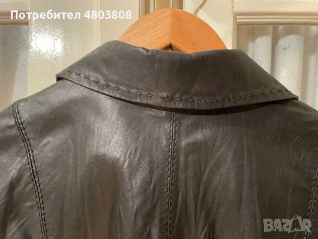 Елегантно дамско кожено яке Rockeds S – двуредно закопчаване, снимка 3 - Якета - 54277188