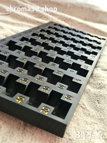 Голям Евро Монетник с износоустойчиви текст цифри. BIG Euro Coins Tray, снимка 5 - Друго търговско оборудване - 53078087