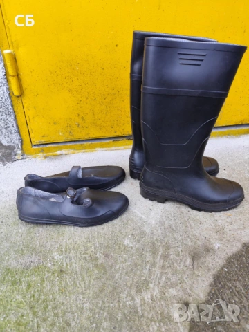 Работни гумени ботуши и гумени цървули №42