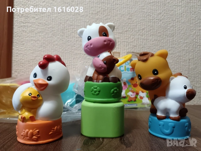 CLEMENTONI SOFT Clemmy Конструктор 10ч. Животни от фермата с книжка, снимка 6 - Образователни игри - 53939925