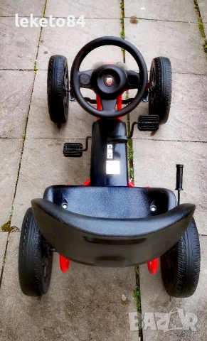 Картинг Abarth Pedal Go Kart с меки EVA гуми, снимка 4 - Детски велосипеди, триколки и коли - 53913111