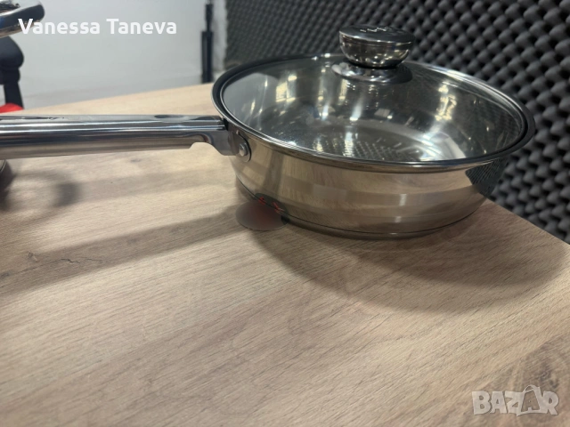 Комплект тенджери от неръждаема стомана – 12 части с капаци , снимка 4 - Съдове за готвене - 53608291