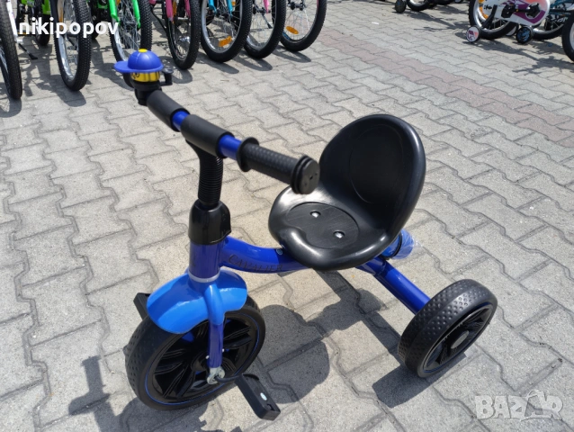 BYOX Триколка Cavalier Lux син, снимка 2 - Детски велосипеди, триколки и коли - 53564248