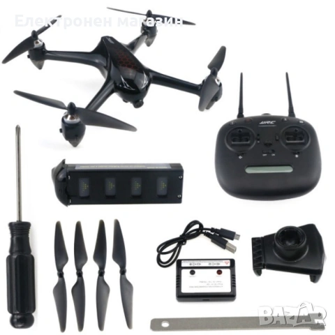 Мини дрон с FHD 1080P камера и дистанционно управление JJRC X8GPS5Gwifi DRON, снимка 2 - Дронове и аксесоари - 53668977