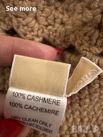 Michael Kors 100% кашмир шапка, снимка 4 - Шапки - 52182722
