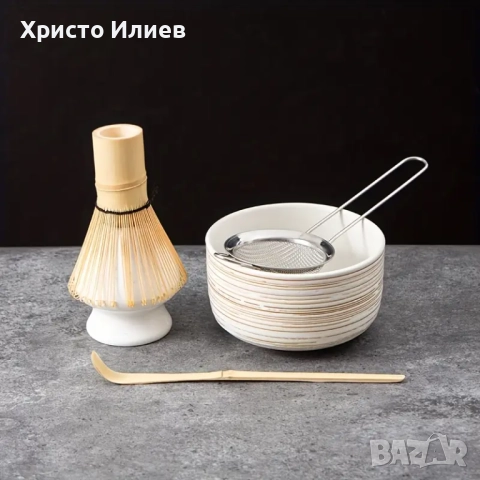 Сет за японски чай матча Matcha 6 броя комплект, снимка 2 - Други стоки за дома - 51444716