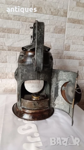 Стар немски ЖП фенер - 1940 година - WWII, снимка 6 - Антикварни и старинни предмети - 50625731