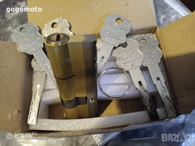 Патрон секретен + 6 ямкови ключа, 500 000 комбинации на СИГУРНОСТ, снимка 7 - Други стоки за дома - 52510404