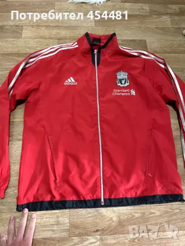 Adidas Liverpool zip fleece, снимка 1 - Спортни дрехи, екипи - 47538513