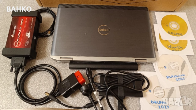 Комплект aвтодиагностика и лаптоп DELL, снимка 3 - Аксесоари и консумативи - 53279071