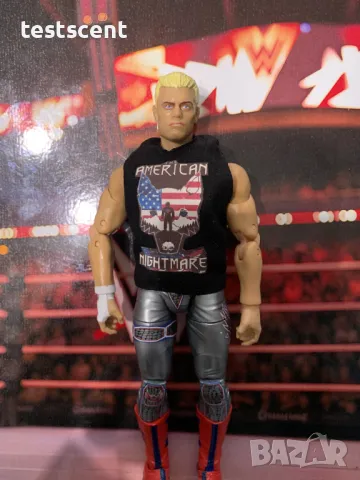 Екшън фигура AEW Cody Rhodes The American Nightmare Коуди Роудс UK Exclusive Jazwares WWE, снимка 3 - Колекции - 48830009