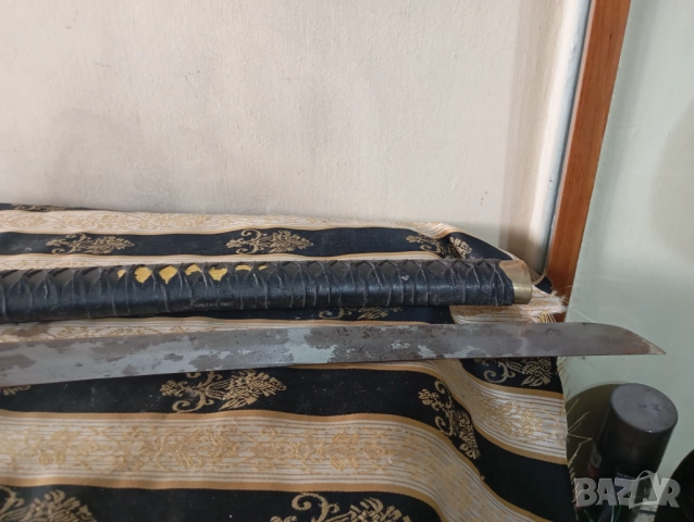 Самурайски меч Катана с дървена ножница, снимка 8 - Декорация за дома - 52499984