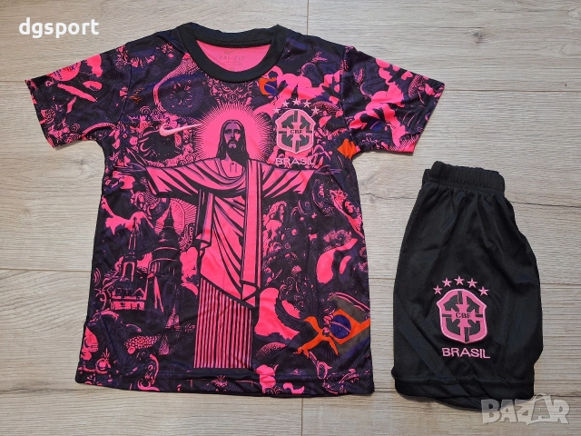 Детски флуоресцентен футболен екип на Неймар Бразилия !, снимка 2 - Футбол - 52066106