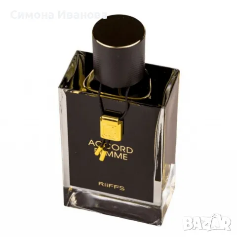 Дамски парфюм – Accord Femme Eau De Parfum Spray 100мл.и Дамски комплект парфюм и дезодорант – LAMHA, снимка 3 - Дамски парфюми - 48424377