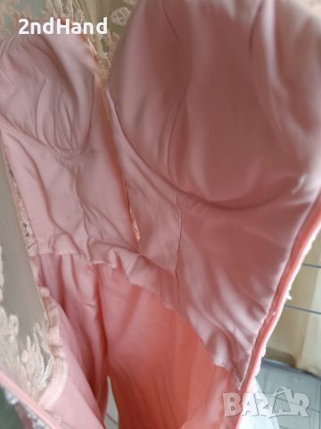 Нежна розова бална рокля ХС/С, снимка 9 - Рокли - 45680637