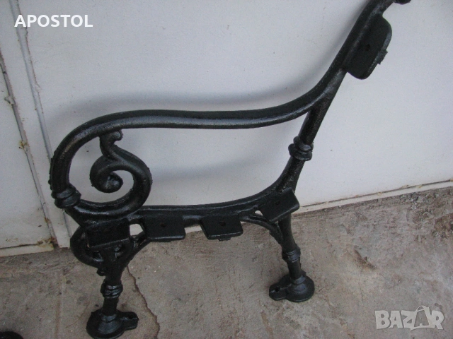 Чугунени крака за пейка, снимка 4 - Градински мебели, декорация  - 54230203