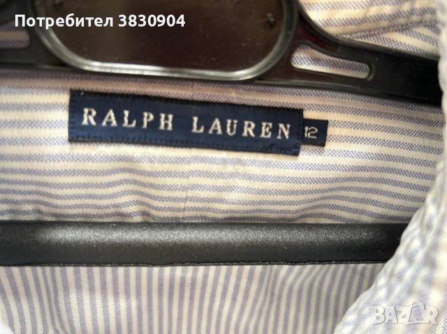 Риза с дълъг ръкав Ralph Lauren, размер US 12 или L, снимка 8 - Ризи - 45389437