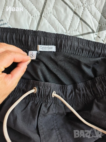 мъжки бански calvin klein L размер, снимка 2 - Къси панталони - 54236344