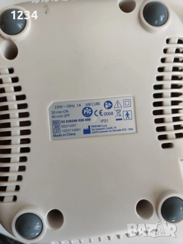 Инхалатор PIC AirCube компресорен, снимка 2 - Медицинска апаратура - 53950714