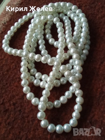Перлена огърлица  160 см 52708, снимка 3 - Колиета, медальони, синджири - 52866497