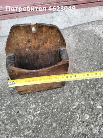 Стар автентичен лъжичник, снимка 3 - Антикварни и старинни предмети - 53759280