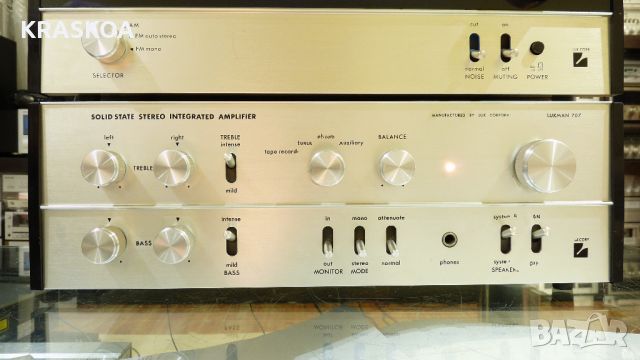 LUXMAN 707 & 717, снимка 6 - Ресийвъри, усилватели, смесителни пултове - 46772807