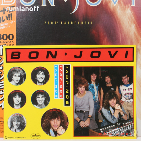 Bon Jovi – 7800° Fahrenheit (Japanese press) / LP, снимка 5 - Грамофонни плочи - 45070398