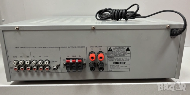 5-канален AV съраунд Усилвател Harrot, модел AV-818, снимка 8 - Ресийвъри, усилватели, смесителни пултове - 53505440