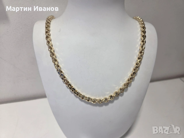 Златен мъжки синджир 1, снимка 3 - Колиета, медальони, синджири - 54111124