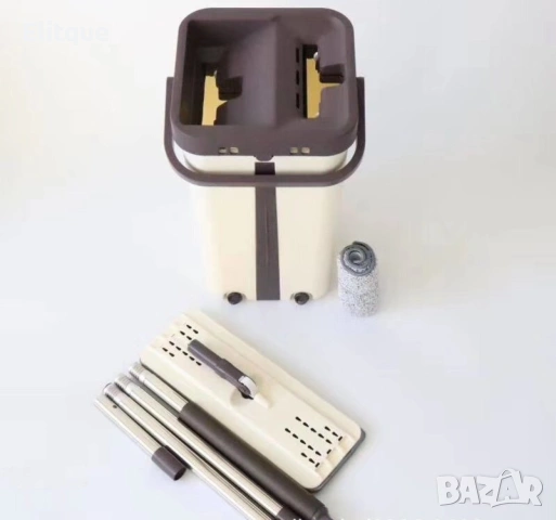 Компактен квадратен моп с кофа GGL MOP, снимка 6 - Мопове, кофи, четки и метли - 53430918